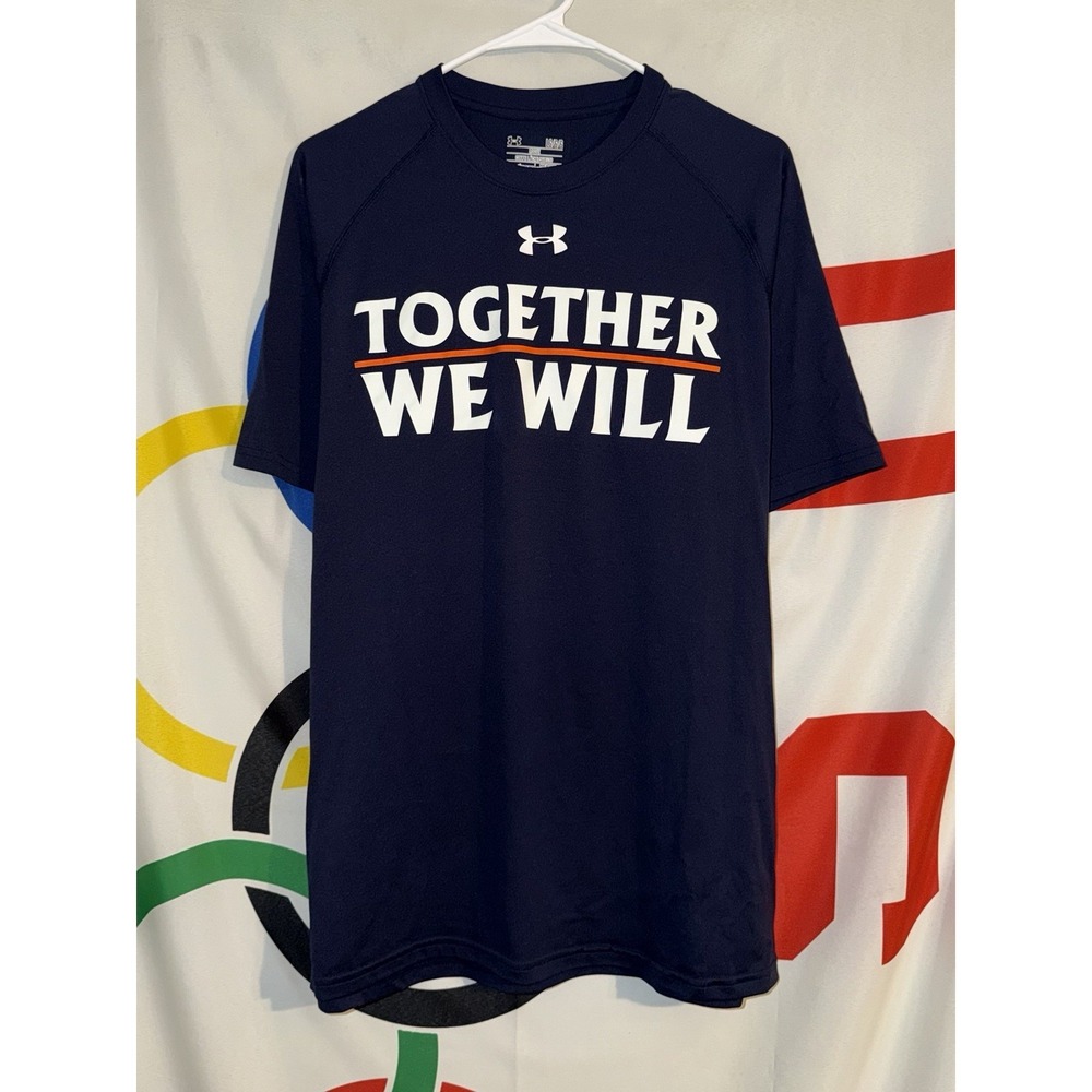 Under Armour Auburn Tigers T Shirt Mens Large Football